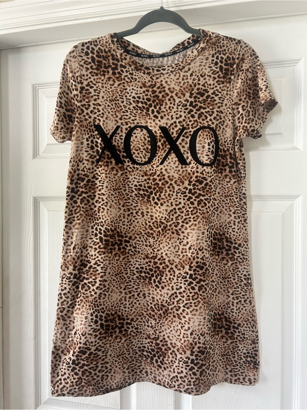 XOXO Leopard Print Night Shirt